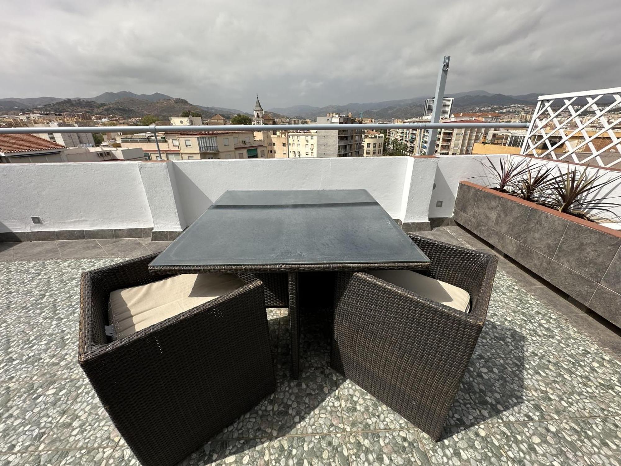 Atico Plaza Bailen Malaga Centroアパートメント エクステリア 写真
