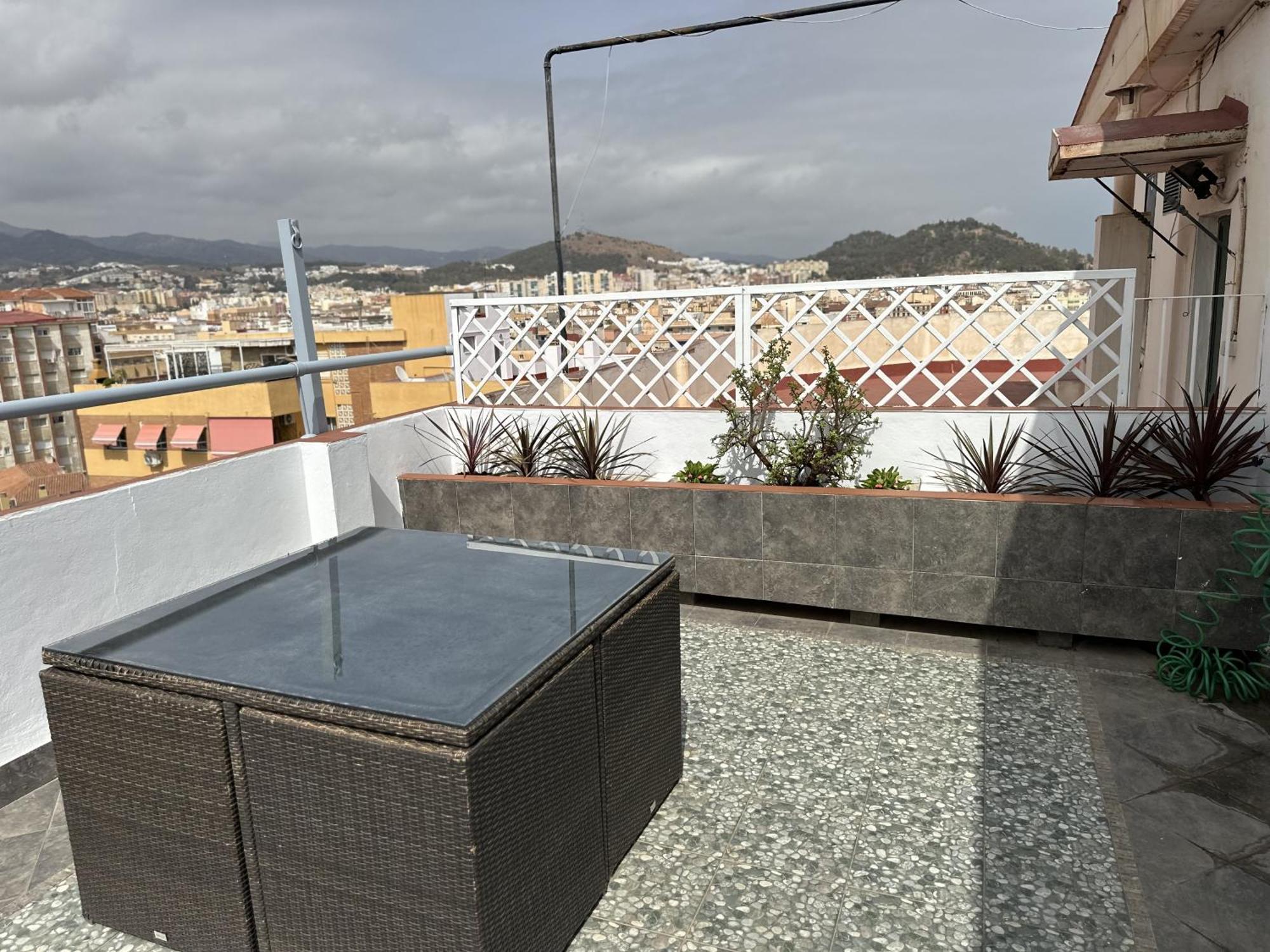 Atico Plaza Bailen Malaga Centroアパートメント エクステリア 写真
