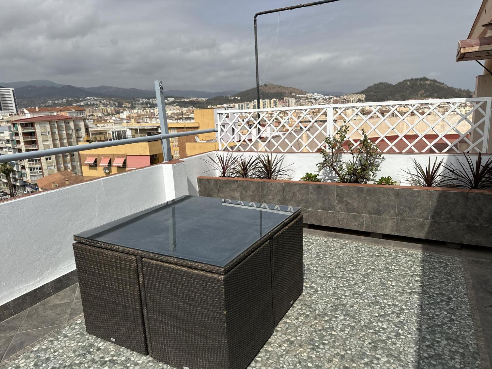 Atico Plaza Bailen Malaga Centroアパートメント エクステリア 写真